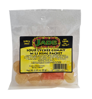Jade Sour Lychee Gummy w/Li hing Packet 2.25 oz (NOT FOR SALE TO CALIFORNIA)