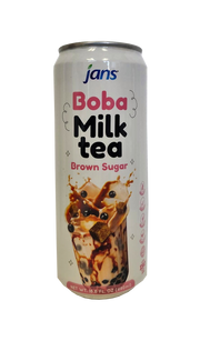 JANS Boba Milk Tea Brown Sugar 16.6 oz