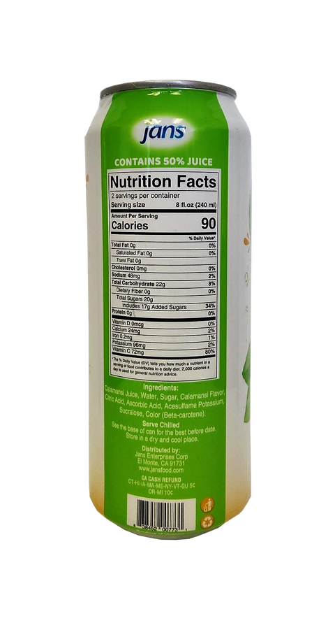 JANS Juice Drink - Calamansi 16.9 oz