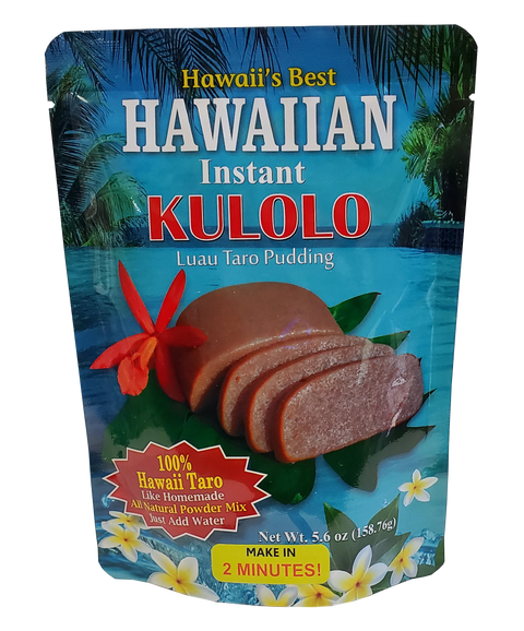 Hawaii's Best Hawaiian Instant Kulolo-Luau Taro Pudding 5.6oz