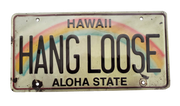 Novelty Vintage License Plate - Hang Loose