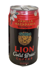 Lion Ready-To-Drink Vanilla Macadamia Cold Brew Coffee 11 oz