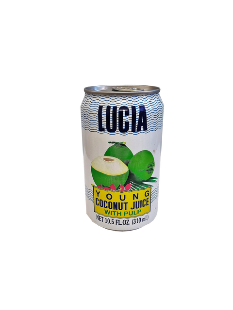 Lucia Young Coconut Juice With Pulp 10.5oz