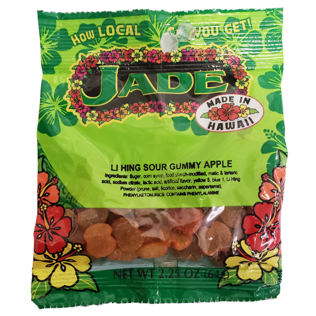 Jade Li Hing Sour Apple 2.25 oz (NOT FOR SALE TO CALIFORNIA)