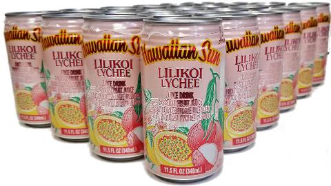 Hawaiian Sun Drink - Lilikoi Lychee (24 Pack)  **Limit 2 cases per purchase transaction**