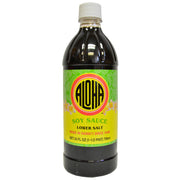 Aloha Soy Sauce Lower Salt 24 oz