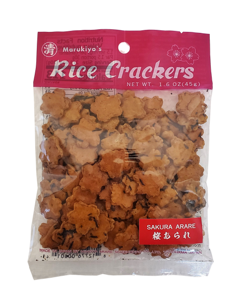 Marukiyo's Rice Crackers Sakura Arare 1.6oz