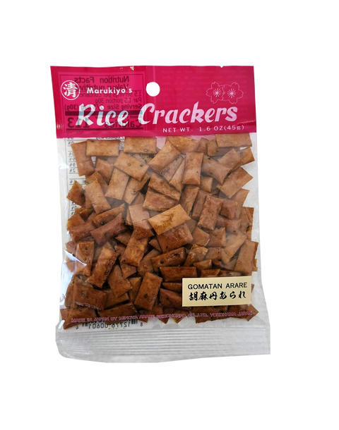 Marukiyo's Rice Crackers Gomatan Arare 1.6oz