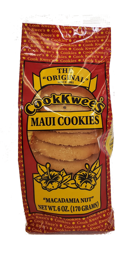 Maui Cook Kwees Macadamia Nut Cookies 6oz.