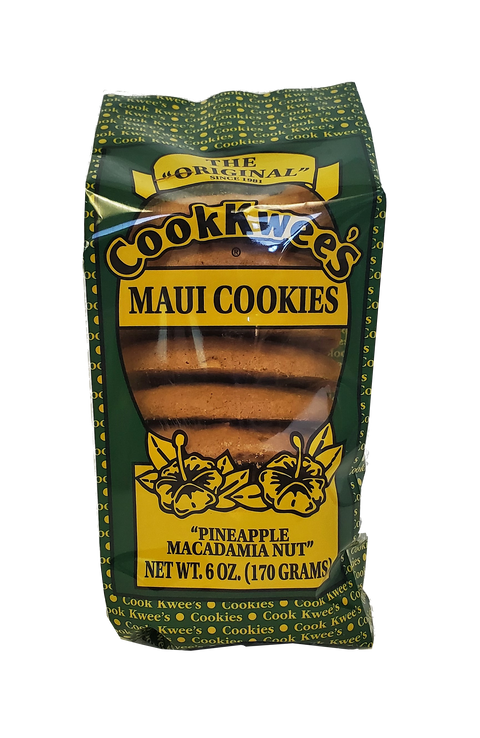 Maui Cook Kwees Pineapple Macadamia Nut Cookies 6oz.