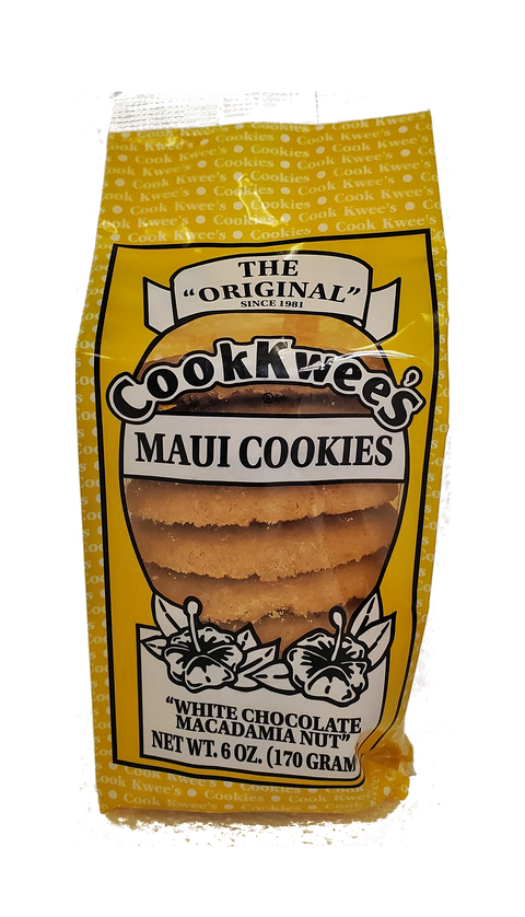 CookKwees Maui Cookies White Chocolate Chip 6oz.