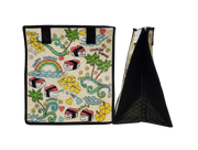 Tropical Paper Garden Hawaiian Hot/Cold Reusable Medium Bag - MOSAIC CREAM