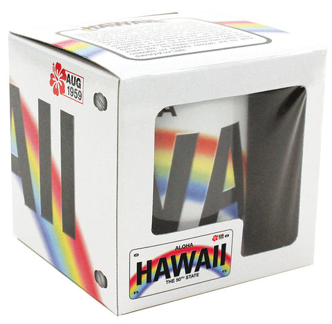 Mug - Hawaii License  11 oz | Comes in a Mug Box
