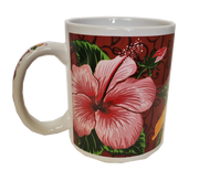 Mug - Hibiscus  11 oz | Comes in a Mug Box