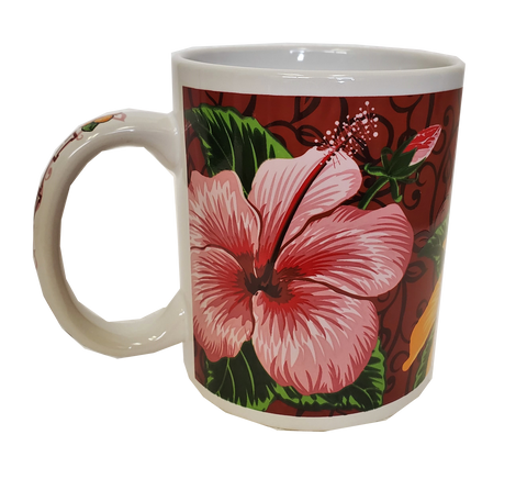 Mug - Hibiscus  11 oz | Comes in a Mug Box