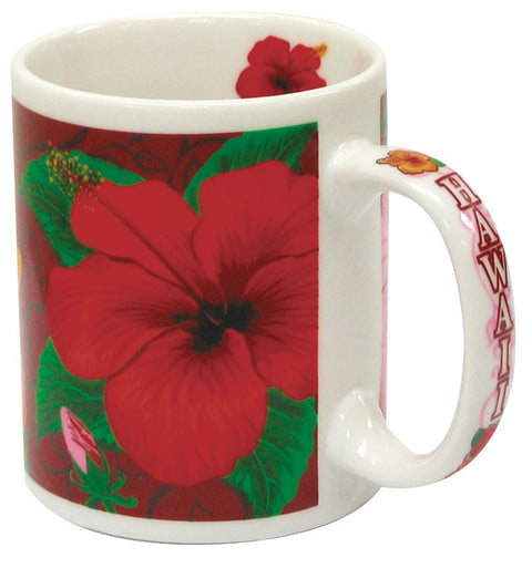 Mug - Hibiscus  11 oz | Comes in a Mug Box