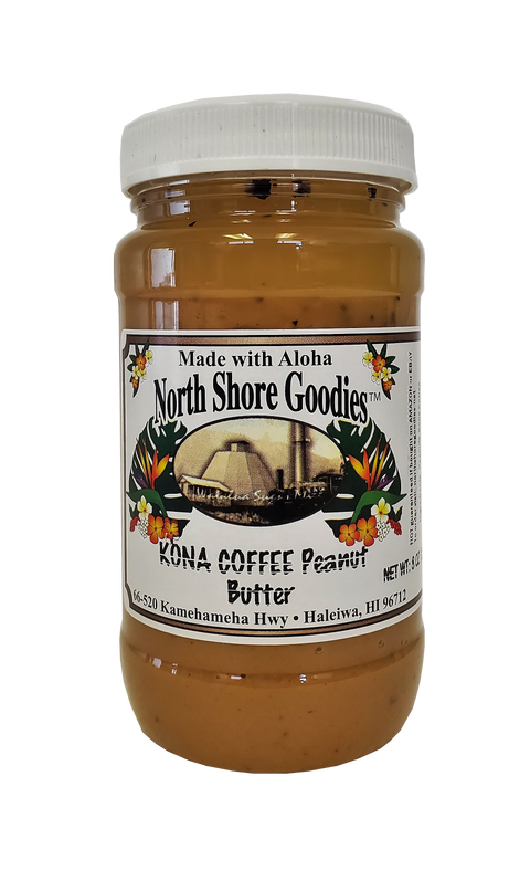 North Shore Goodies Kona Coffee Peanut Butter 8 oz