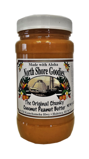 North Shore Goodies The Original Chunky Coconut Peanut Butter 8 oz