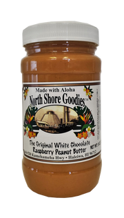 North Shore Goodies The Original White Chocolate Raspberry Peanut Butter 8 oz