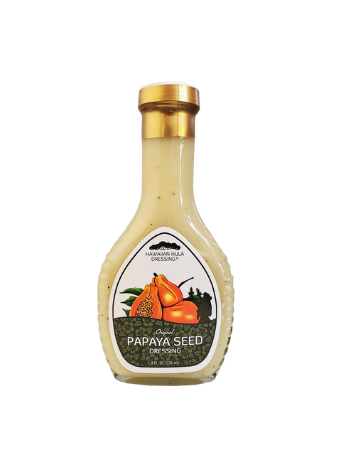 Hawaiian Hula Papaya Seed Dressing 8 oz.