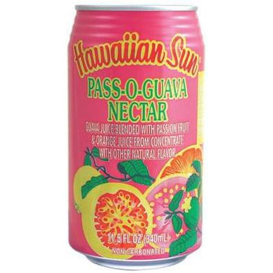 Hawaiian Sun Drink - Pass-O-Guava 11.5oz (Pack of 6)  **Limit of 8-6 Packs per purchase transaction**