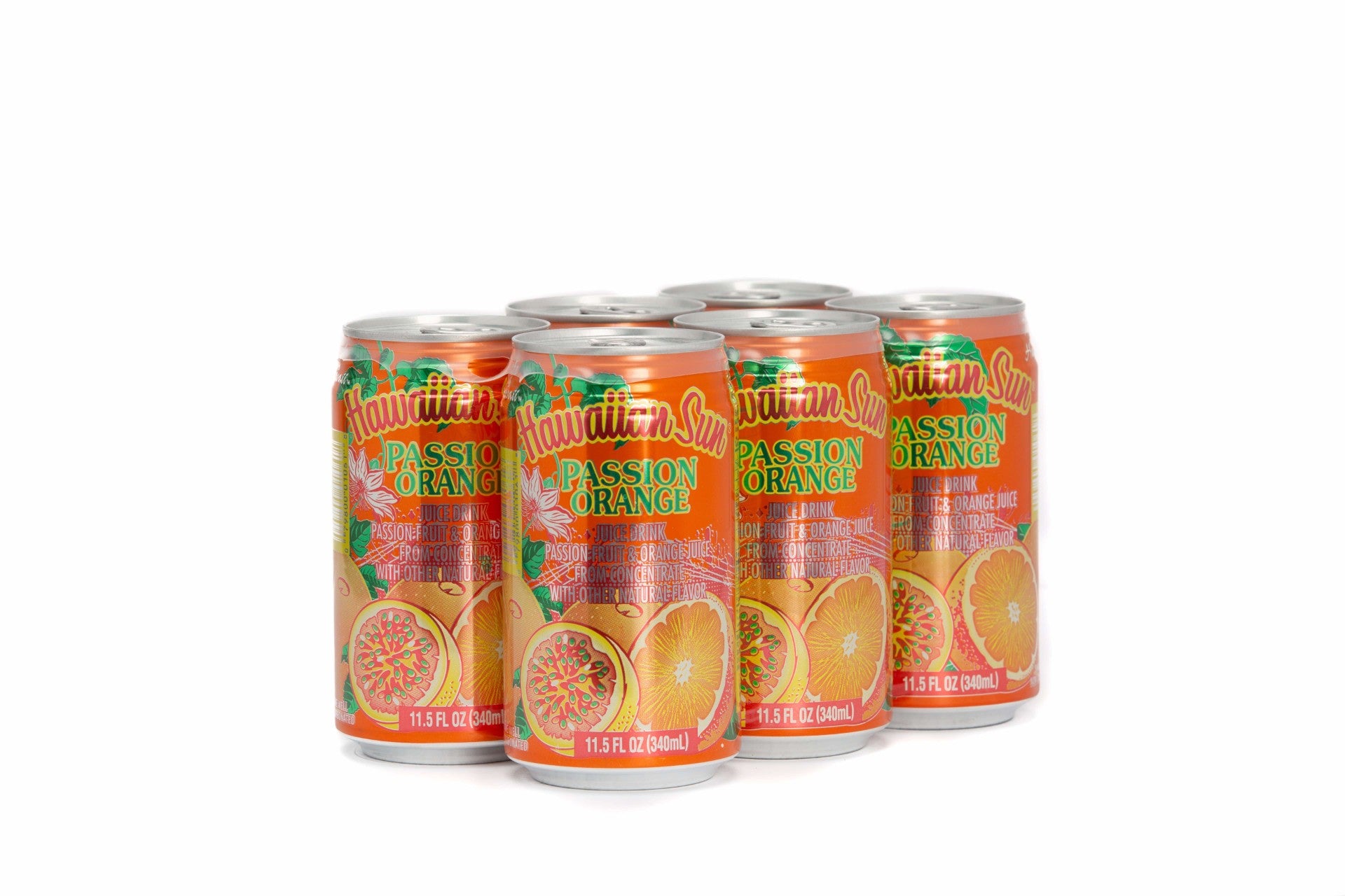 Hawaiian Sun Drink - Passion Orange 11.5oz (Pack of 6) **Limit of