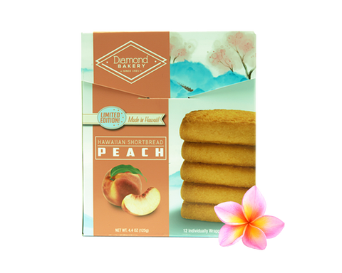 Diamond Bakery Hawaiian Shortbread Cookies 4.4 oz. - Peach