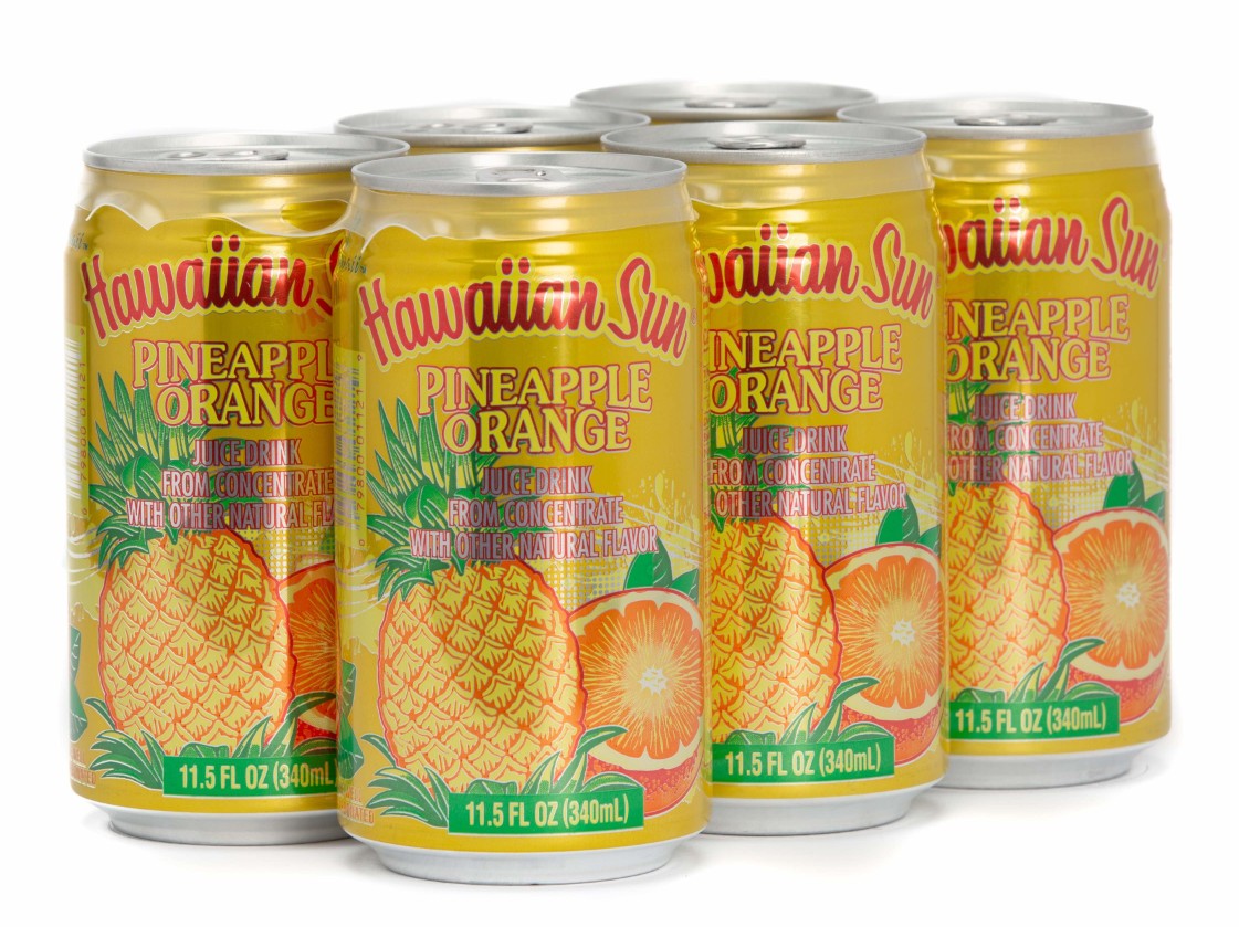 Hawaiian Sun Drink - Pineapple Orange 11.5oz (Pack of 6) **Limit