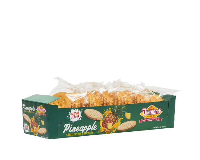 Diamond Bakery Royal Creem Cracker Original Small 8oz - Pineapple
