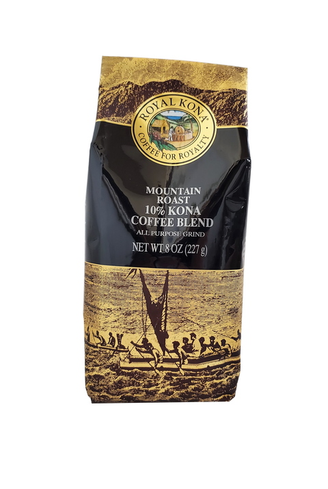 Royal Kona Coffee - Mountain Roast 10% Coffee Blend 8oz