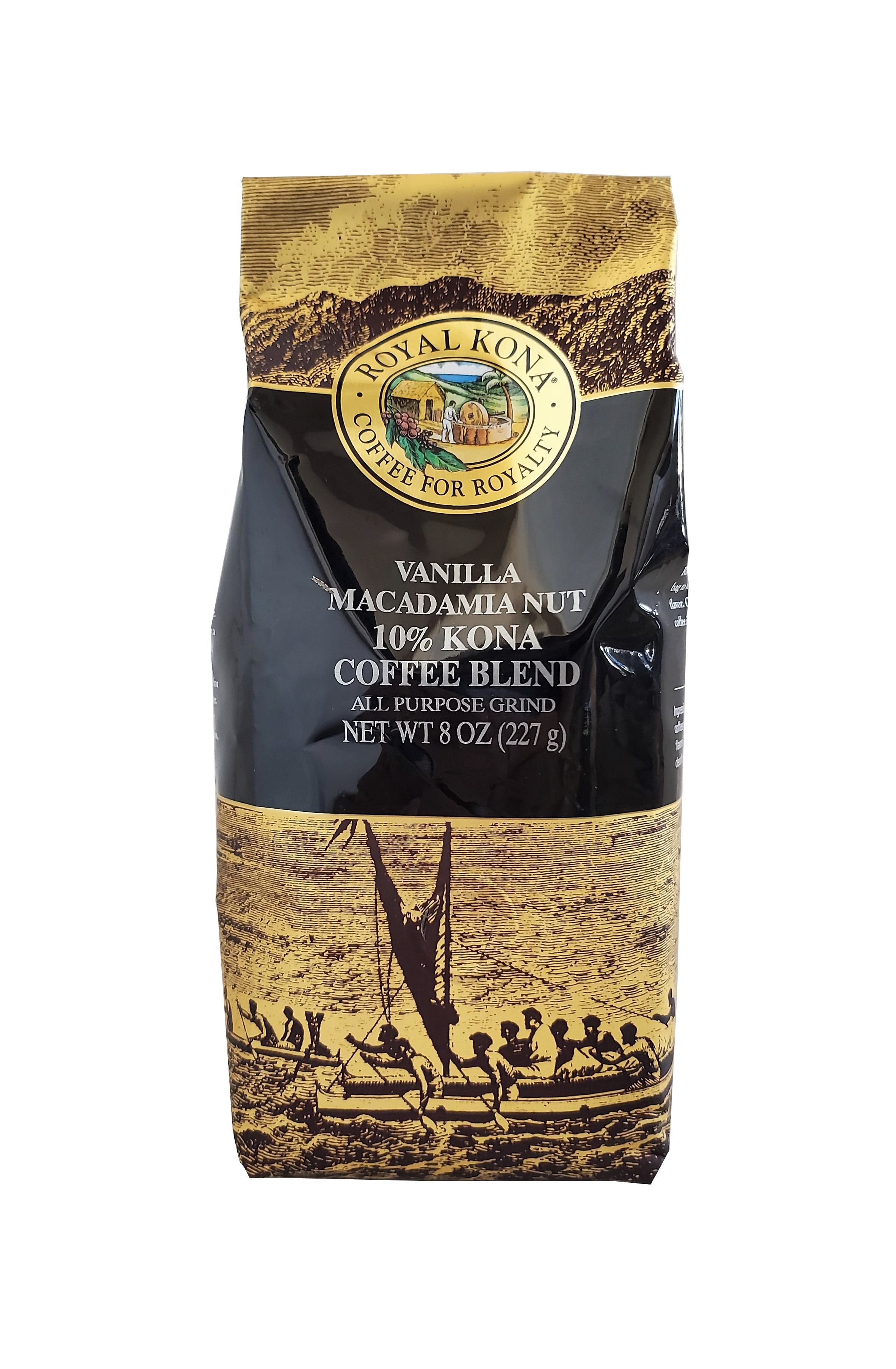 Royal Kona Coffee - Vanilla Macadamia 10% Coffee Blend 8oz– Hawaii