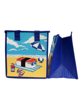 Tropical Paper Garden Hawaiian Hot/Cold Reusable Small Bag - SPF MUSUBI BLUE