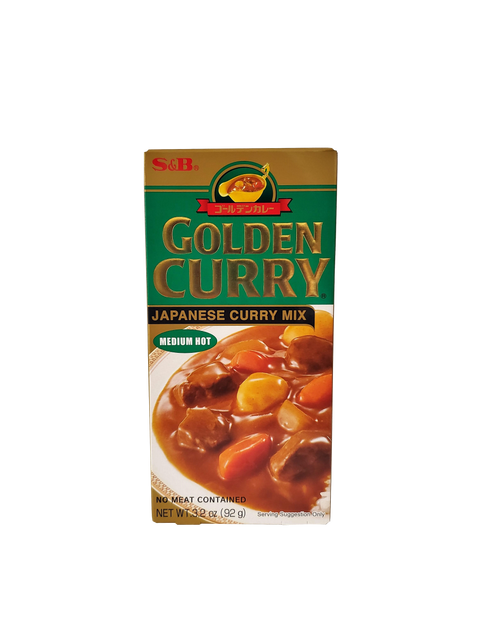 S&B Golden Curry Medium Hot 3.2oz