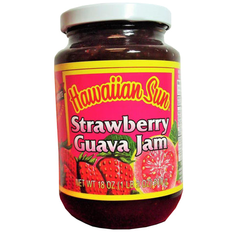 Hawaiian Sun Strawberry Guava Jam 18oz