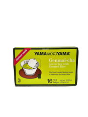 Yama Moto Yama Genmai-Cha Green Tea w/Roasted Brown Rice 16ct