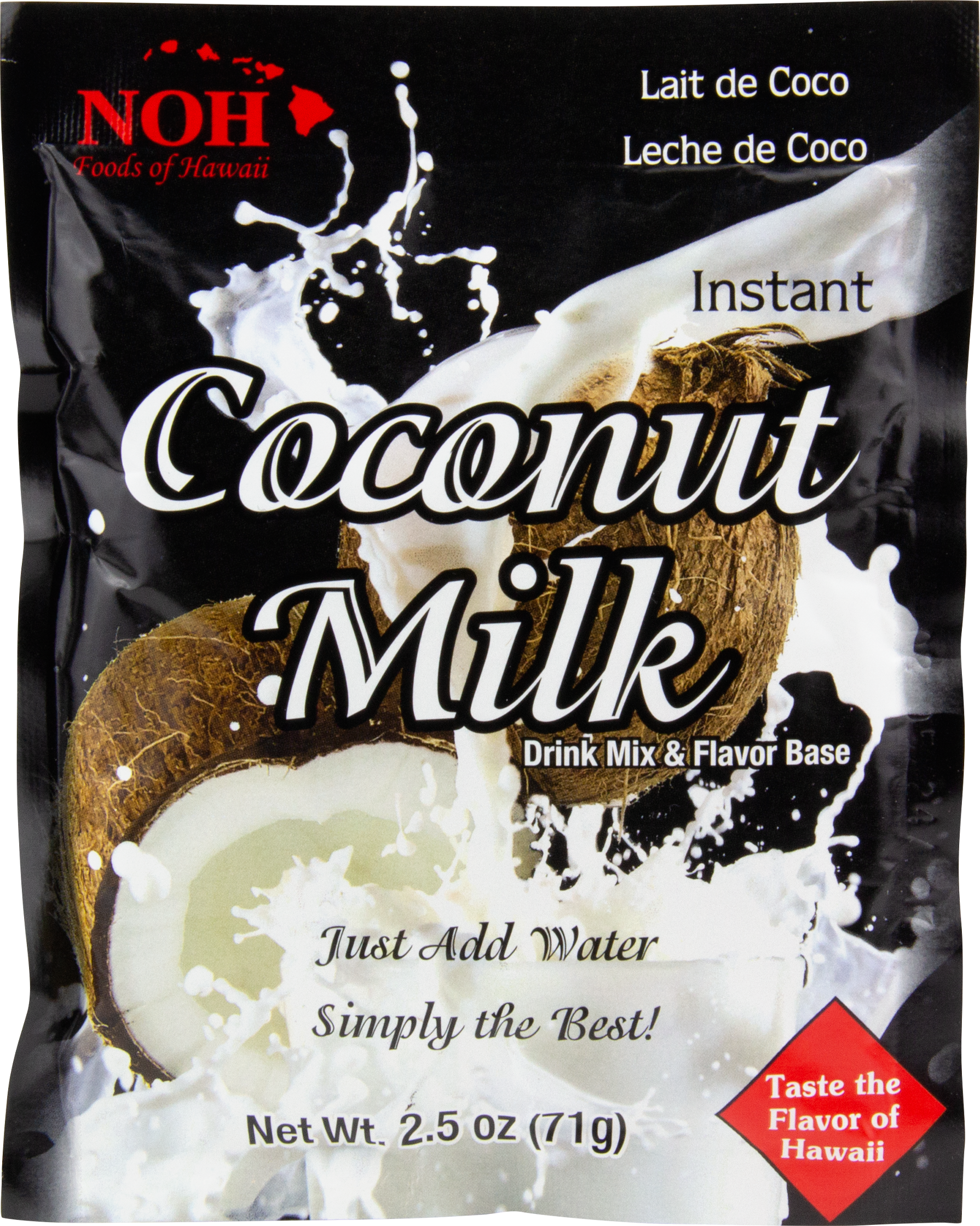NOH Hawaiian Coconut Milk 2.5oz Powder– Hawaii Food To You