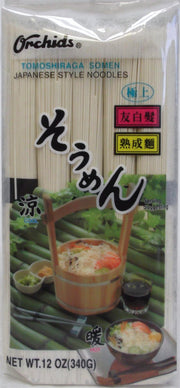 Orchids Tomoshiraga Somen Japanese Style Noodles 12oz